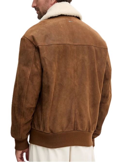 Giubbotto in pelle Boss Orange | 50547567241
